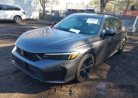 2025 Honda Civic Hybrid Sport/Sport Touring from USA, damaged, VIN 2HGFE4F85SH323315